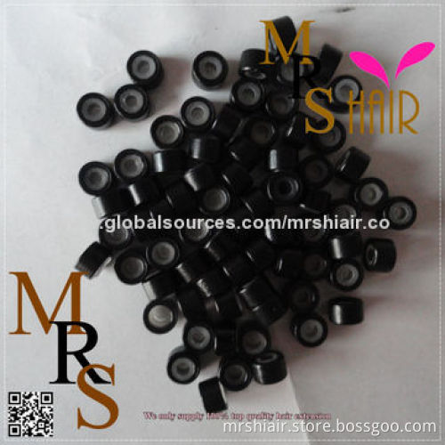 Micro link hair tubes beads silicone micro ring, loop hair, small, 4.5mm, 2.0mm
